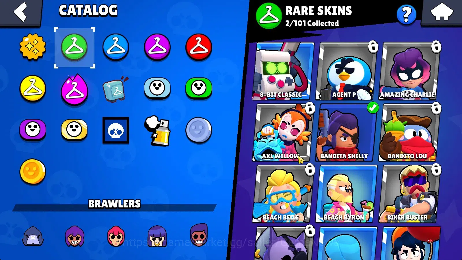 Brawl Stars Accounts 4964 Trophy|33 Brawlers 2 Max (Crow Full Buffies,Shelly)|2 Myth (Gamer Bibi,Gridiron Otis),7 Epic|10K 12
