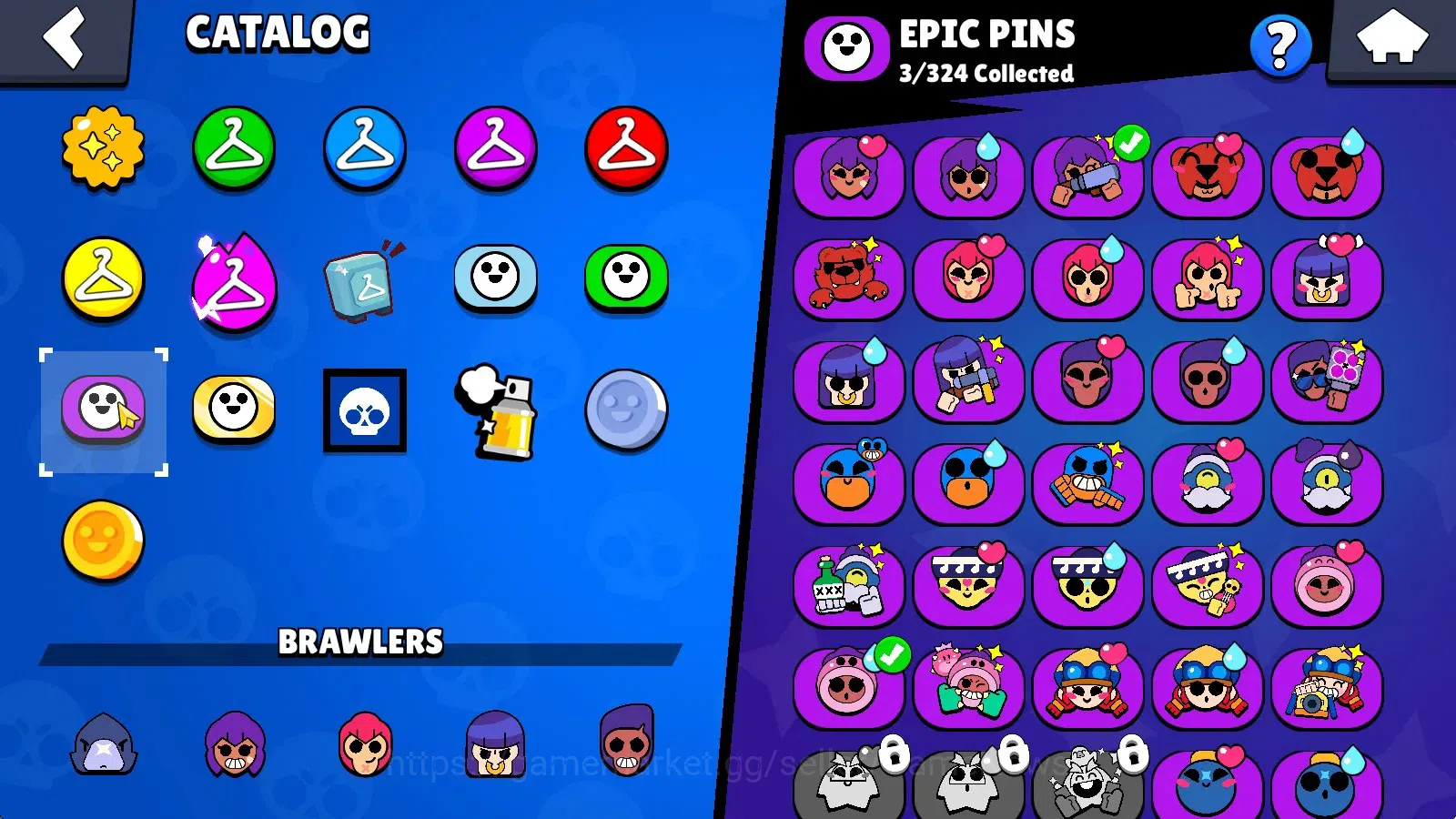 Brawl Stars Accounts 4964 Trophy|33 Brawlers 2 Max (Crow Full Buffies,Shelly)|2 Myth (Gamer Bibi,Gridiron Otis),7 Epic|10K 14