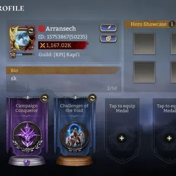 Watcher of Realms Accounts End-Game Global |Power 1.1M|2 Lord: Twinfiend,King Harz|16 Legend: Magda A1, Aurelius Gale