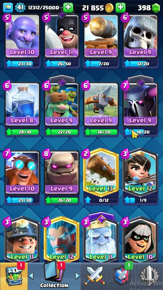 Clash Royale Accounts Lvl 41|Trophy 8680|KTL 13|Limited Skin|Card 119| 1 image 10