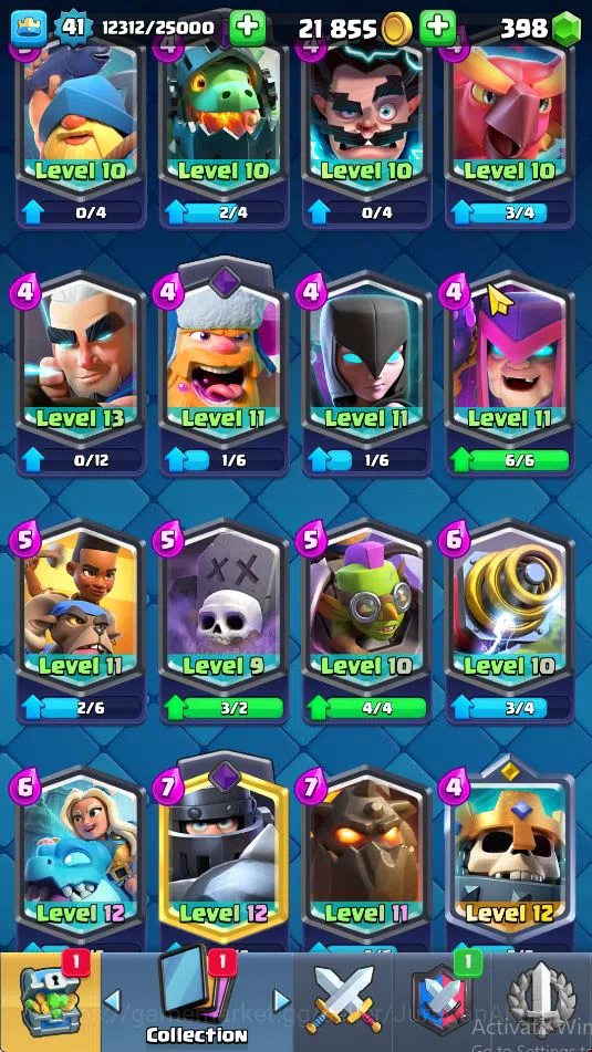 Clash Royale Accounts Lvl 41|Trophy 8680|KTL 13|Limited Skin|Card 119| 1 image 11