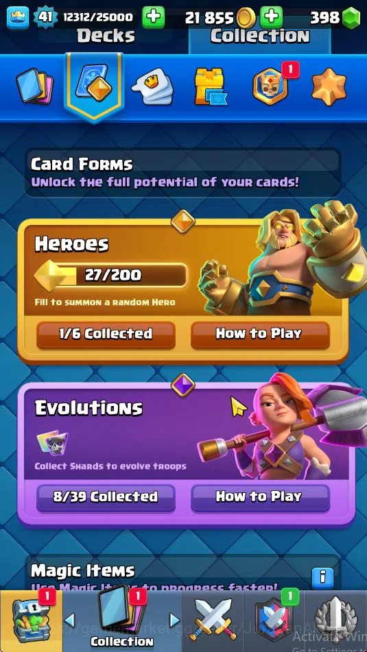 Clash Royale Accounts Lvl 41|Trophy 8680|KTL 13|Limited Skin|Card 119| 1 image 13