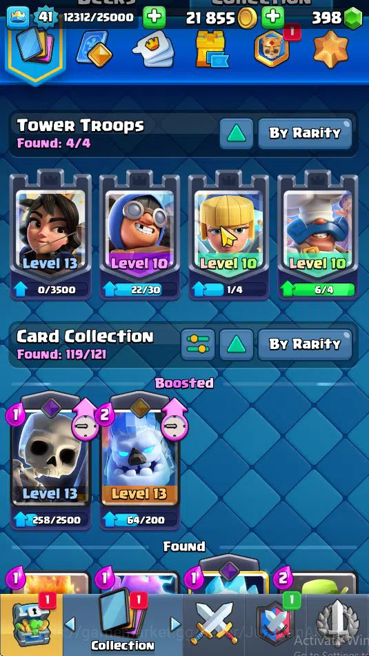 Clash Royale Accounts Lvl 41|Trophy 8680|KTL 13|Limited Skin|Card 119| 1 image 4