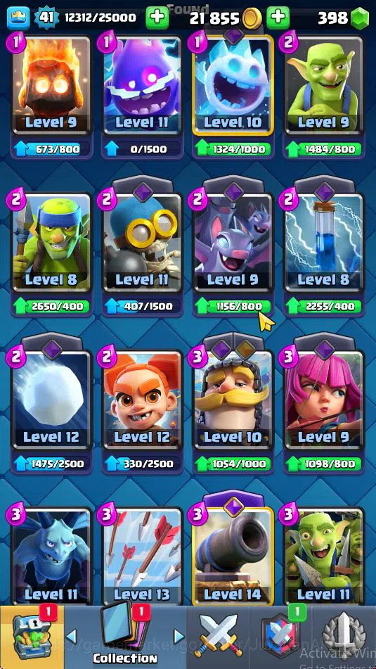 Clash Royale Accounts Lvl 41|Trophy 8680|KTL 13|Limited Skin|Card 119| 1 image 5