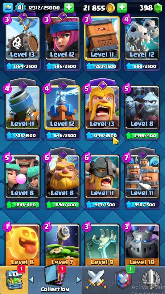 Clash Royale Accounts Lvl 41|Trophy 8680|KTL 13|Limited Skin|Card 119| 1 image 6