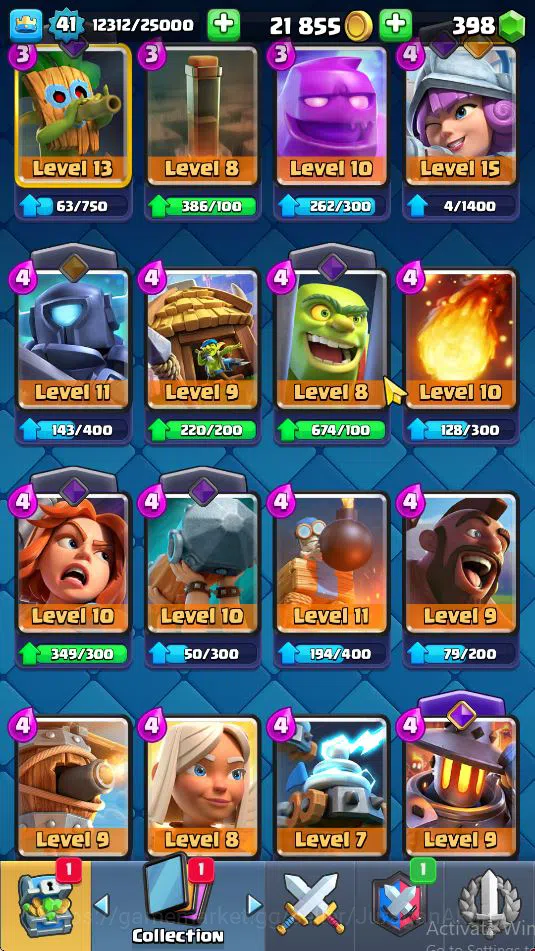 Clash Royale Accounts Lvl 41|Trophy 8680|KTL 13|Limited Skin|Card 119| 1 image 7