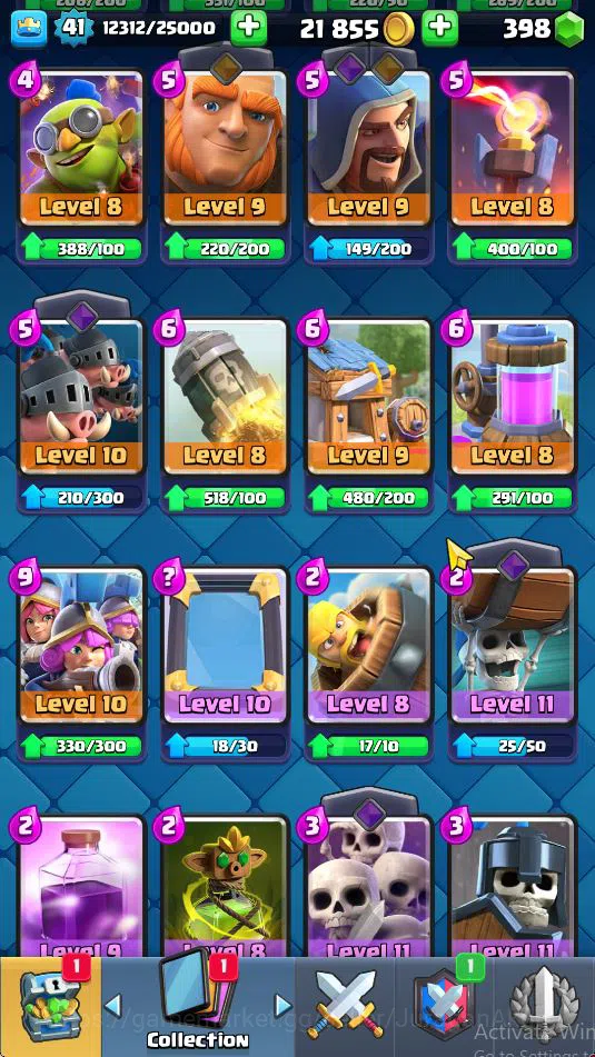 Clash Royale Accounts Lvl 41|Trophy 8680|KTL 13|Limited Skin|Card 119| 1 image 8