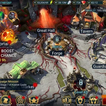 Raid: Shadow Legends Accounts Mid-Game Lv 18 663K Power|5 Legend(Razelvarg,Sicia Flametongue,Skull Lord,Astralon,Sun