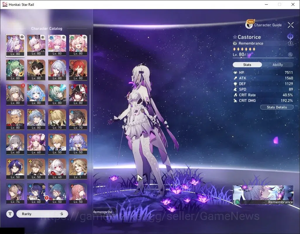 Honkai Star Rail Accounts Asia|TL 69|1,3k SJ|Casto,Anaxa Prem Team|15 Limite image 5
