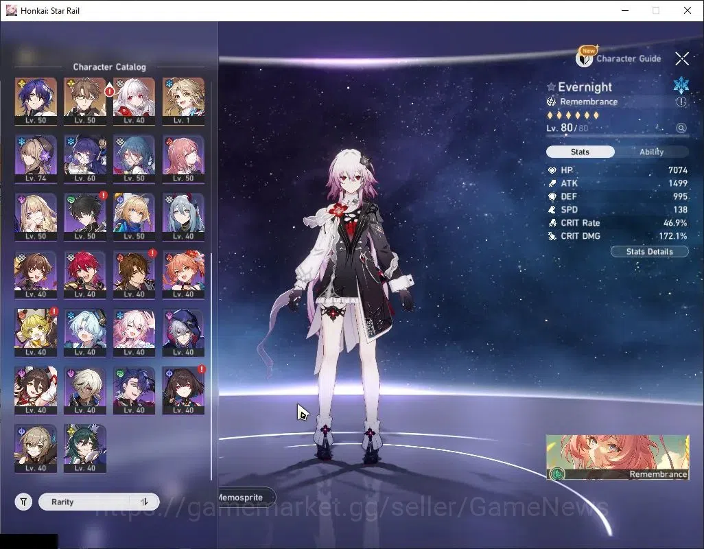 Honkai Star Rail Accounts Asia|TL 69|1,3k SJ|Casto,Anaxa Prem Team|15 Limite image 6