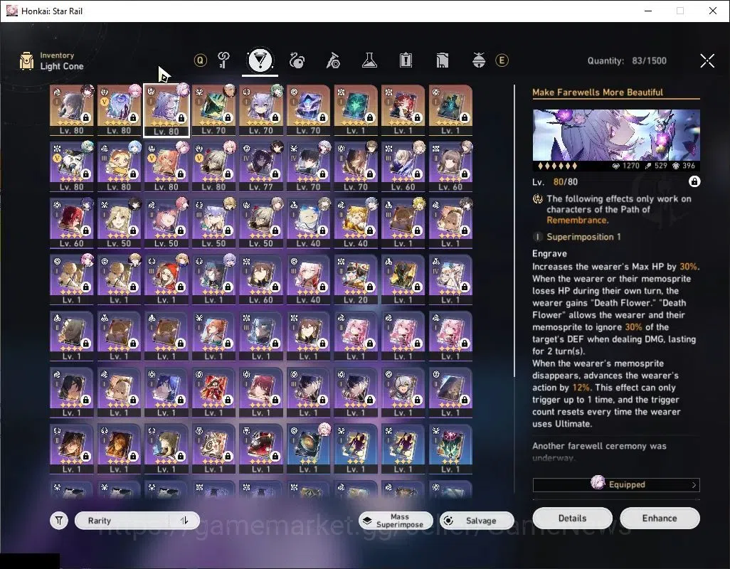 Honkai Star Rail Accounts Asia|TL 69|1,3k SJ|Casto,Anaxa Prem Team|15 Limite image 8