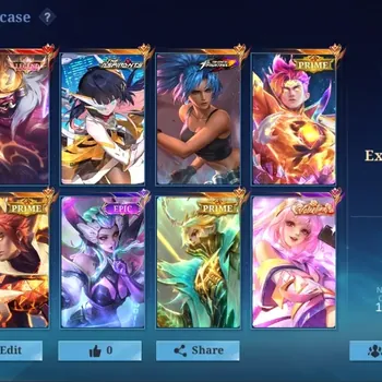 Mobile Legends: Bang Bang Accounts Others Global|389 Skin|Exalted|LEGEND Franco,Aspirants Ruby,PRIME Claude Granger