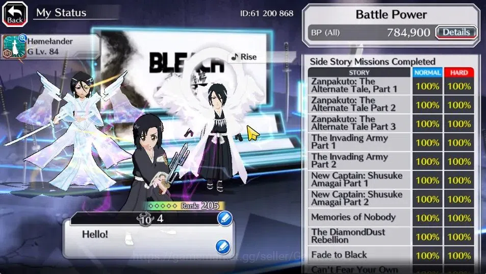 Bleach: Brave Souls Accounts [Global]50K Orbs|1 MT[Momo TYBW26]|Rukia 10th Anni image 5