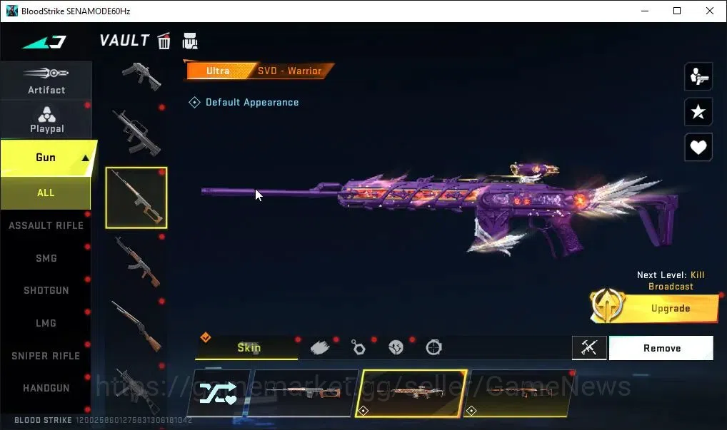 Blood Strike Accounts ASIA|ETERNAL DEagle|Collab EVA[KATYA,MCX,SCAR]|Col image 13