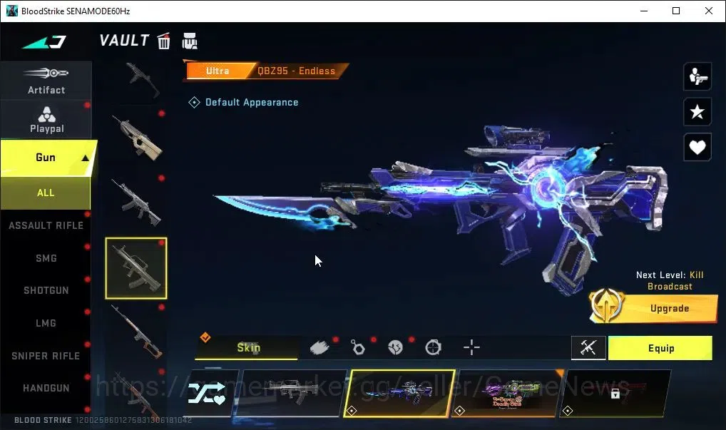 Blood Strike Accounts ASIA|ETERNAL DEagle|Collab EVA[KATYA,MCX,SCAR]|Col image 14