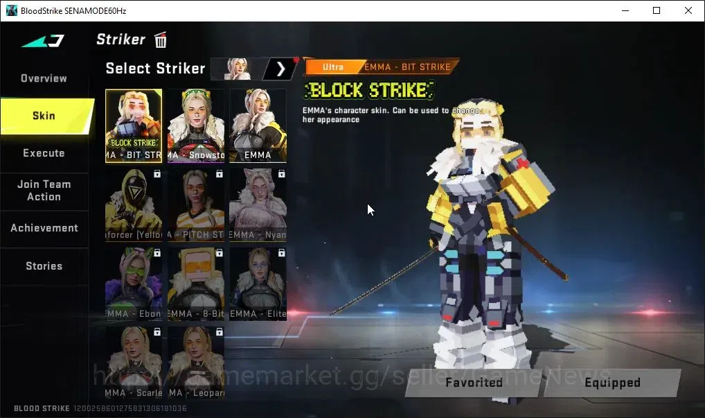 Blood Strike Accounts ASIA|ETERNAL DEagle|Collab EVA[KATYA,MCX,SCAR]|Col image 4