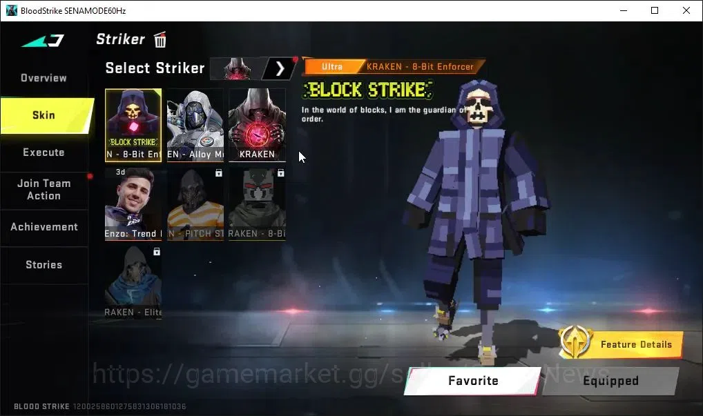 Blood Strike Accounts ASIA|ETERNAL DEagle|Collab EVA[KATYA,MCX,SCAR]|Col image 7