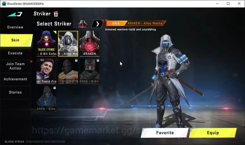 Blood Strike Accounts ASIA|ETERNAL DEagle|Collab EVA[KATYA,MCX,SCAR]|Col image 8