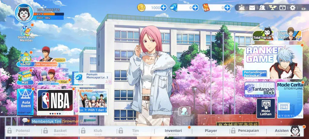 Kuroko's Basketball Street Rivals Accounts Taiga Kagami Zone | Server 19 | Starter | RA030B image 4