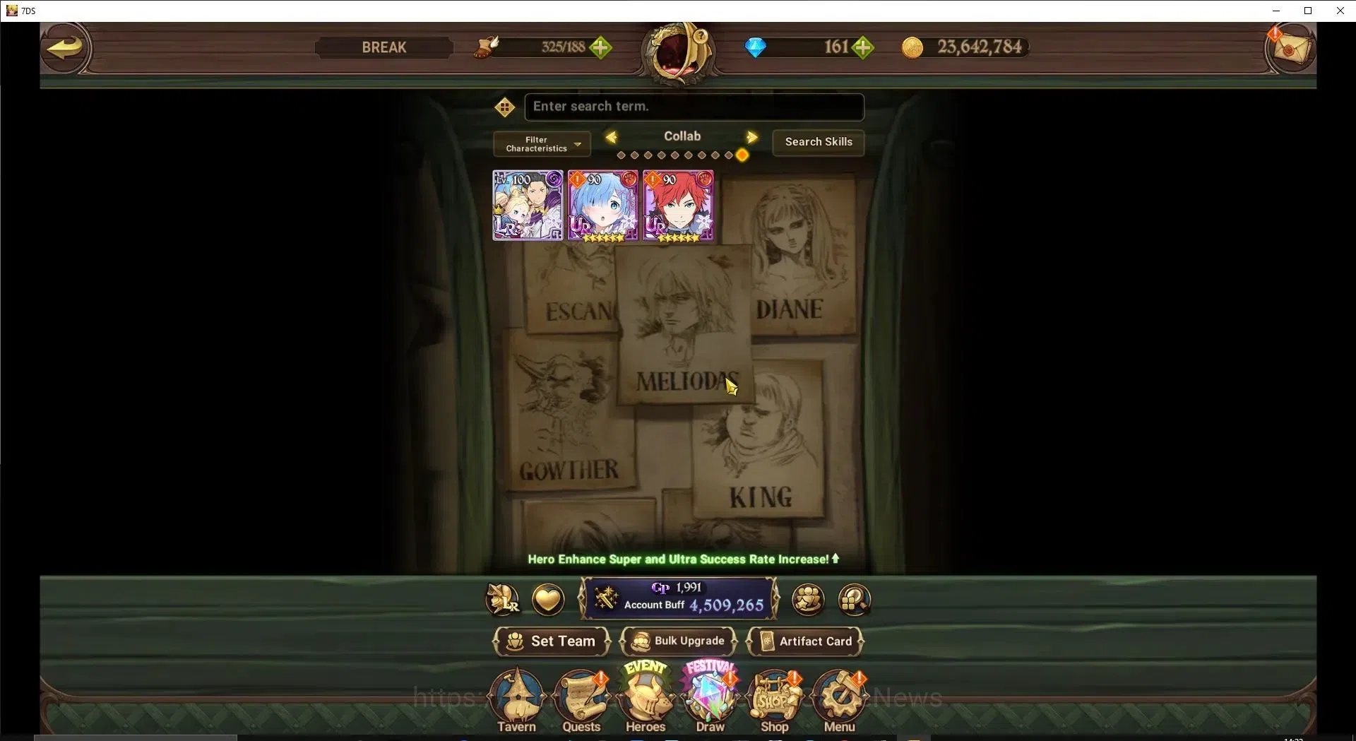 The Seven Deadly Sins: Grand Cross Accounts Global|4,5M CC|161 DM+43 LS|5 LR+9 UR|NMeli,S&B,HK image 5