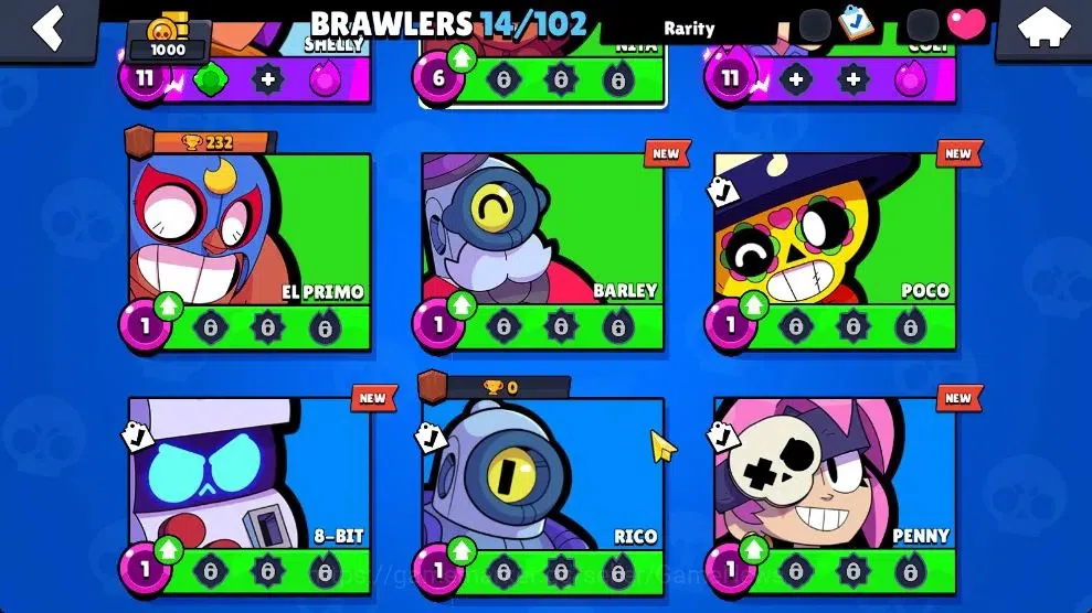 Brawl Stars Accounts 1000 Trophy|14 Brawlers 2 Max Lv [Colt,Shelly]|2 E image 6