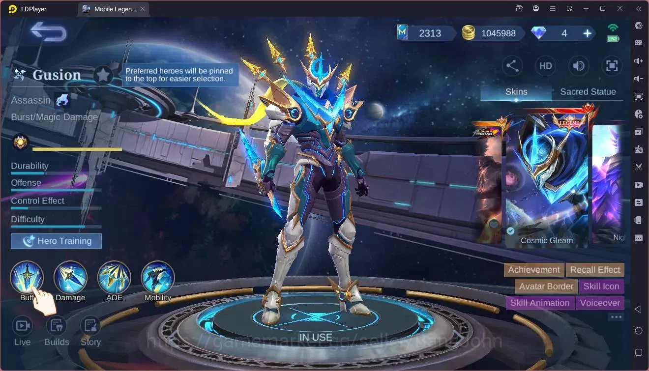 Mobile Legends: Bang Bang Accounts Global|Hero 132|Skin 450|Mega|Legend Alu,GS|Zenith image 17