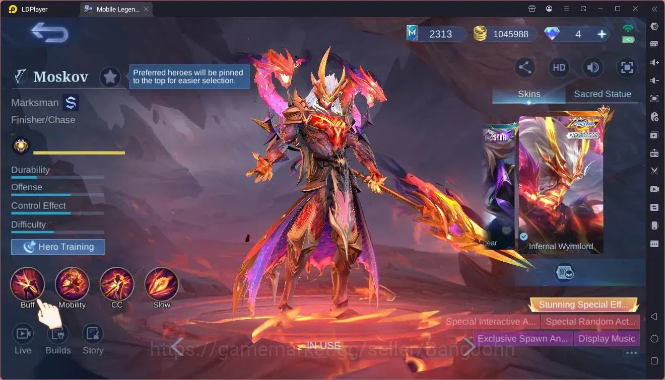 Mobile Legends: Bang Bang Accounts Global|Hero 132|Skin 450|Mega|Legend Alu,GS|Zenith image 20