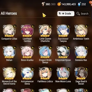 Epic Seven Accounts High-End ASIA Verif END|50 ML(LOT Scales,BArunka,Zio,Renoa,Har Setti,SN Yulha,etc)+PByblis,HARU,AUBE,AB