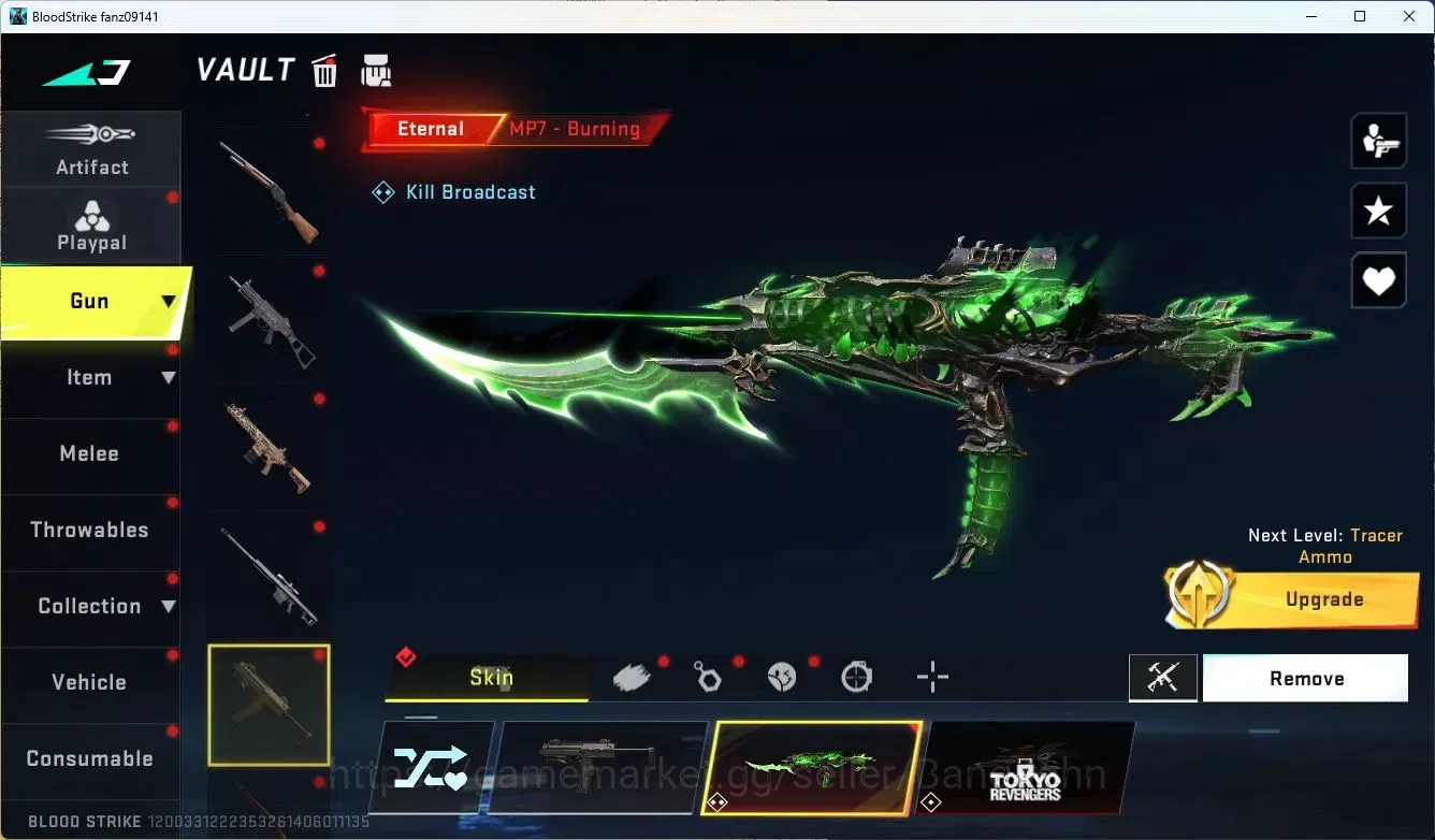 Blood Strike Accounts ASIA|3 Eternal Gun|6 Collab Gun 7DS/TR|3 ULTRA|Man image 12