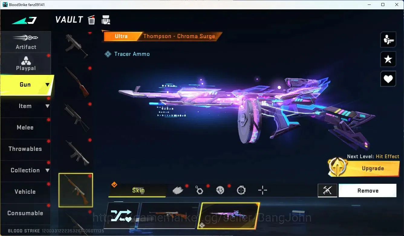 Blood Strike Accounts ASIA|3 Eternal Gun|6 Collab Gun 7DS/TR|3 ULTRA|Man image 13