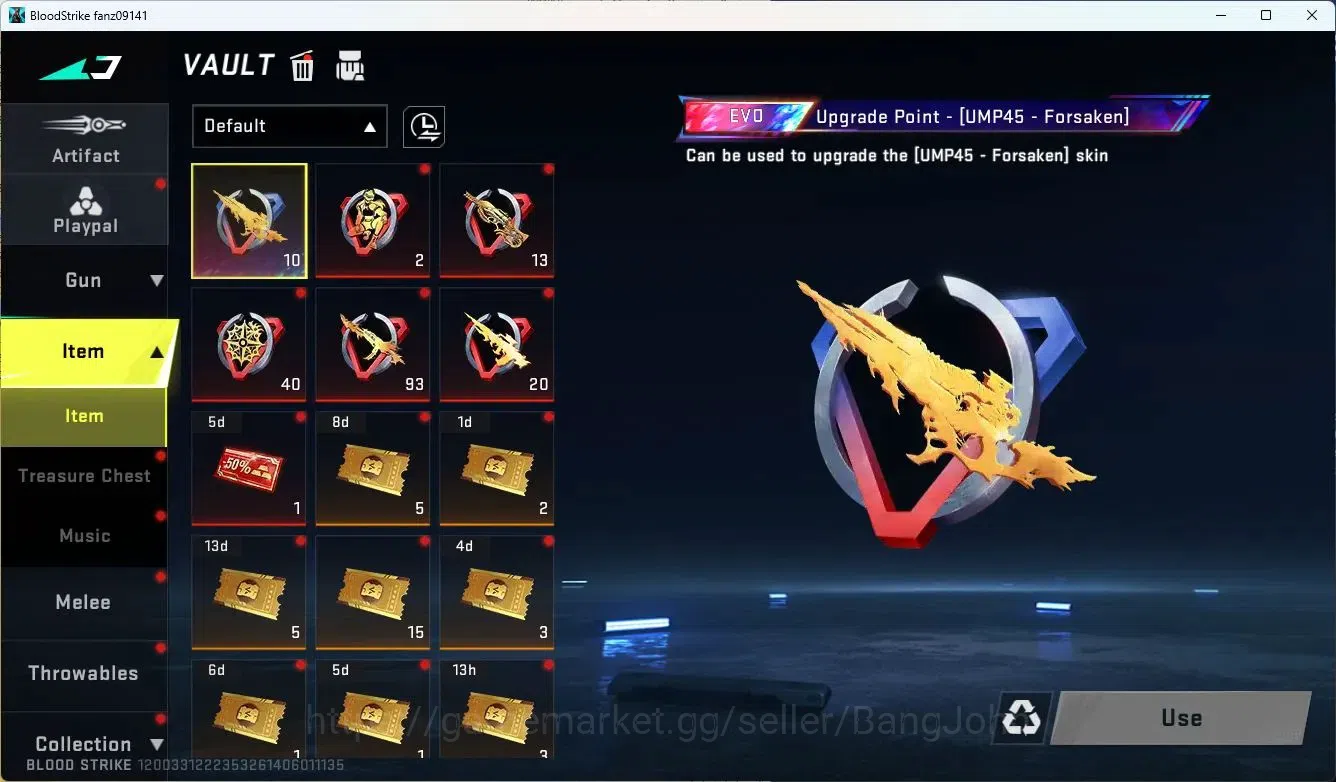 Blood Strike Accounts ASIA|3 Eternal Gun|6 Collab Gun 7DS/TR|3 ULTRA|Man image 15