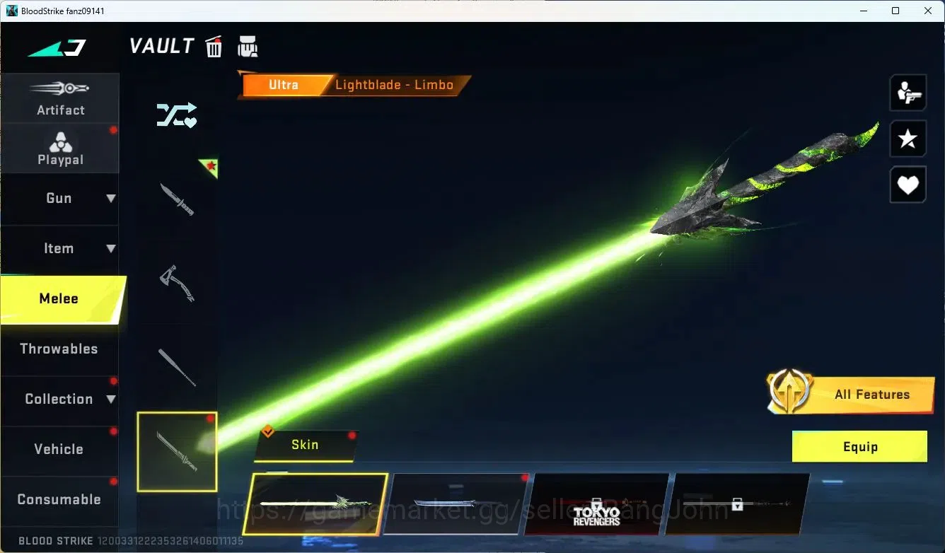 Blood Strike Accounts ASIA|3 Eternal Gun|6 Collab Gun 7DS/TR|3 ULTRA|Man image 18