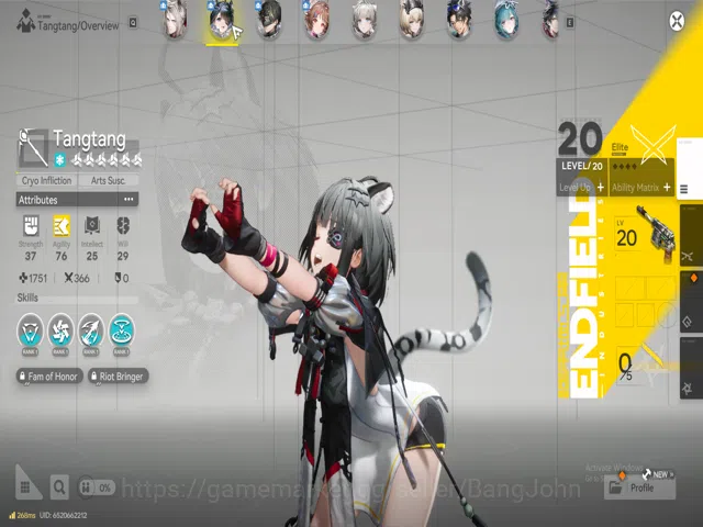 Arknights: Endfield Accounts NA EU | starter fresh | Tangtang, pogranic, Ardelia WP6s 5 | sign n detail check SS AKE221B 10