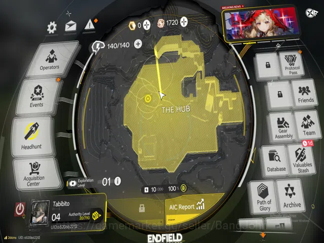 Arknights: Endfield Accounts NA EU | starter fresh | Tangtang, pogranic, Ardelia WP6s 5 | sign n detail check SS AKE221B 13