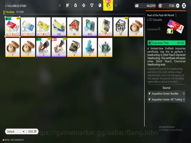 Arknights: Endfield Accounts NA EU | starter fresh | Tangtang, pogranic, Ardelia WP6s 5 | sign n detail check SS AKE221B 3