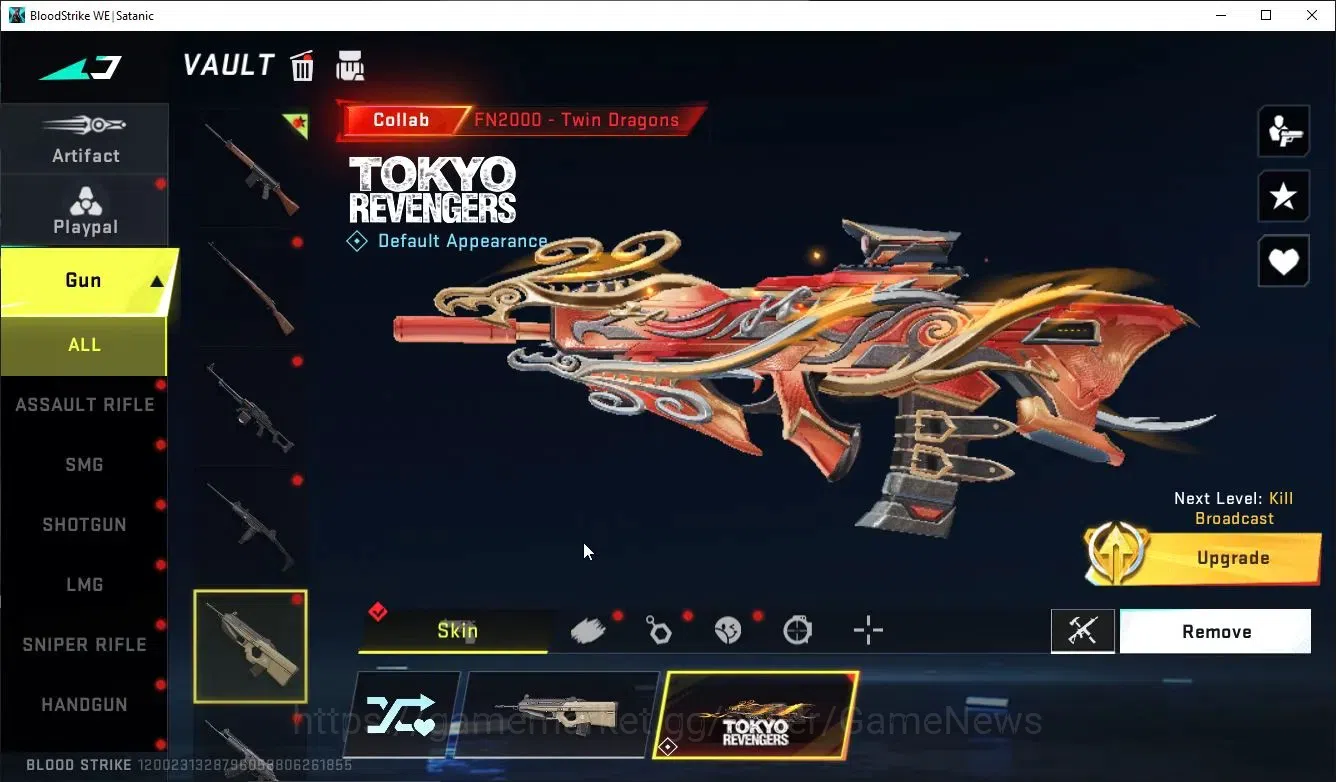 Blood Strike Accounts ASIA|ETERNAL DeAgle+COLLAB TOKREV MCX,FN2000,Takem image 9