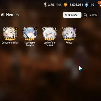 Epic Seven Accounts Starter Global Unverif|Starter|4ML(LOTScales,C.Lilias,S.Taeyou,Renoa)|Theater Locked|PoH+Bless ON|Stigma