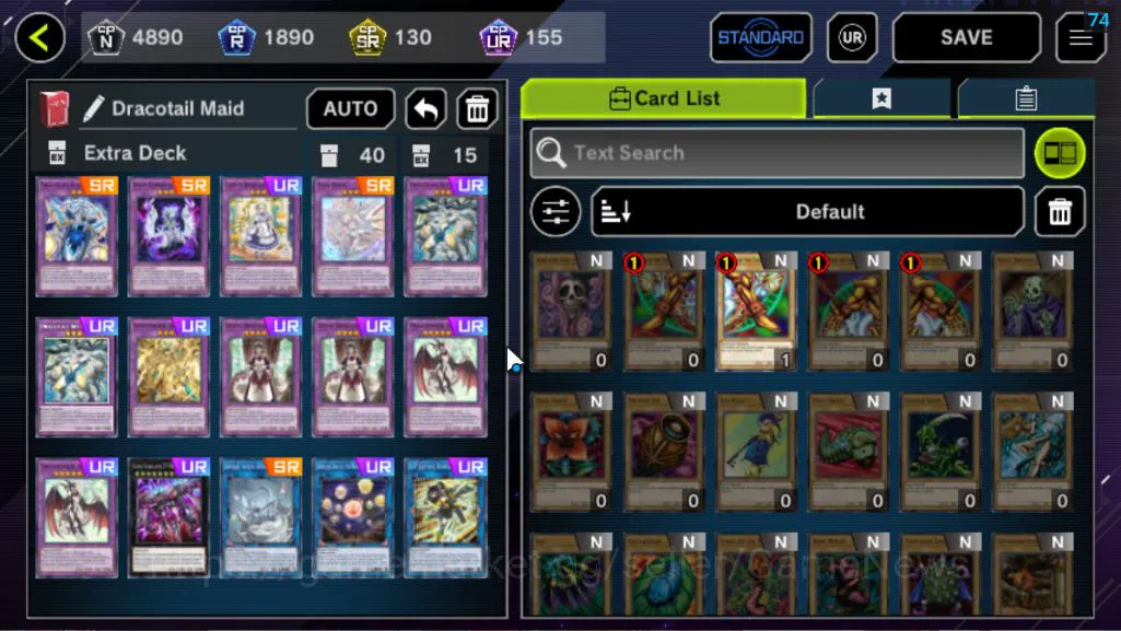 Yu-Gi-Oh! Master Duel Accounts Lv 18 | 20 Deck |Dracotail Maid, Vsk9, Yummy, Radi image 2