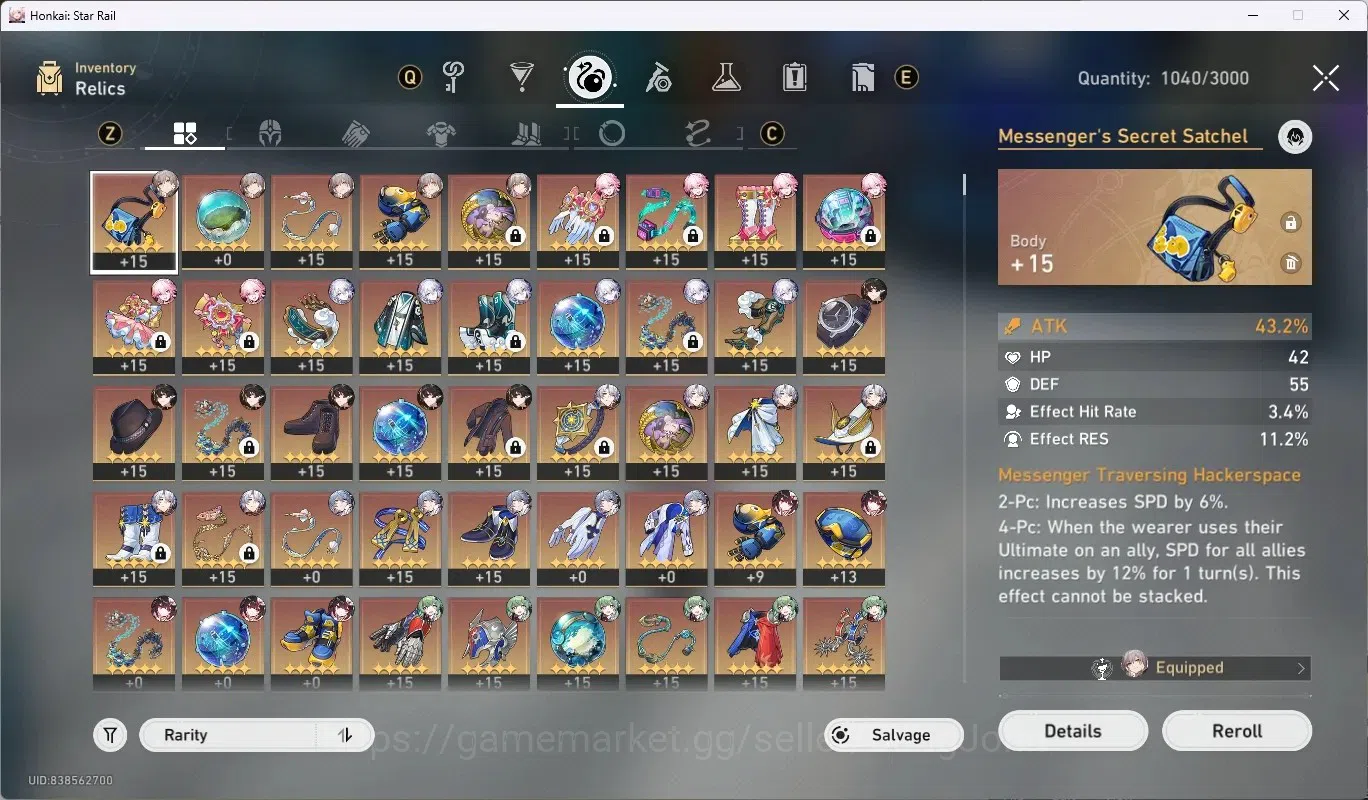 Honkai Star Rail Accounts ASIA|TL 63|8 Char Limited[Evanescia,YaoGuang(Sign) image 5