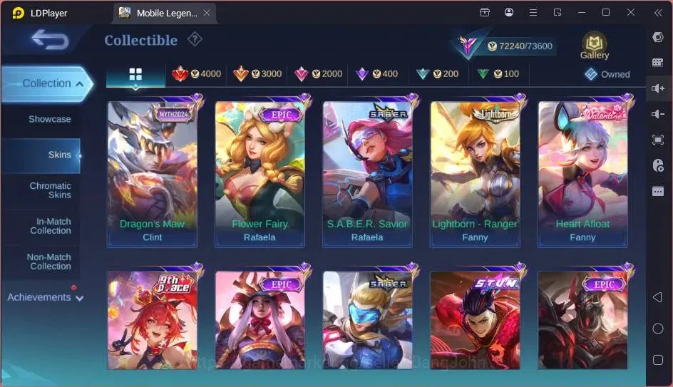 Mobile Legends: Bang Bang Accounts Global|Hero 132|Skin 315|Renowned|Collector Natali image 11