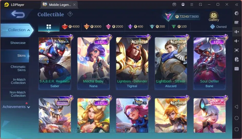 Mobile Legends: Bang Bang Accounts Global|Hero 132|Skin 315|Renowned|Collector Natali image 12