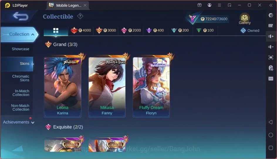 Mobile Legends: Bang Bang Accounts Global|Hero 132|Skin 315|Renowned|Collector Natali image 14