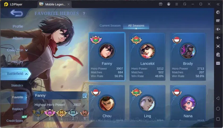 Mobile Legends: Bang Bang Accounts Global|Hero 132|Skin 315|Renowned|Collector Natali image 16