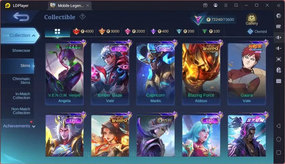 Mobile Legends: Bang Bang Accounts Global|Hero 132|Skin 315|Renowned|Collector Natali image 7