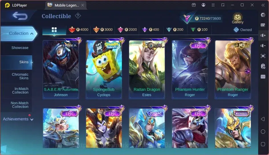 Mobile Legends: Bang Bang Accounts Global|Hero 132|Skin 315|Renowned|Collector Natali image 9