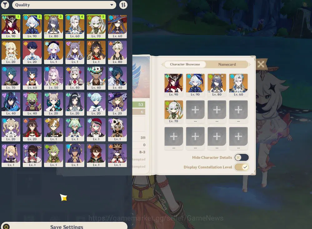 Genshin Impact Accounts Mid Game 2