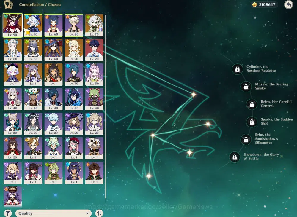 Genshin Impact Accounts Mid Game 3