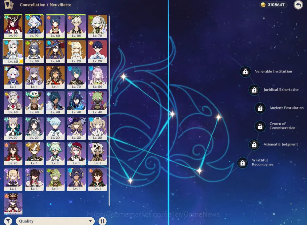 Genshin Impact Accounts Mid Game 6