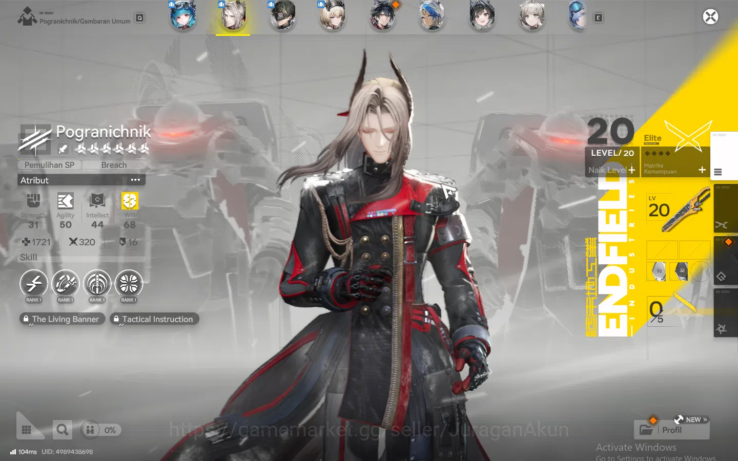 Arknights: Endfield Accounts ASIA|2 Meta SSR (Last Rite+Pogranichnik) + 8 SR Ch image 12