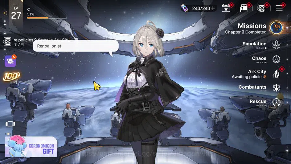 Chaos Zero Nightmare Accounts Global|Lv 27|5 SSR [Narja,Yuki,Veronica,Rin,Luke]+10 SR(NiaM2,MikaM1,Etc)+4 SR Partners|Log